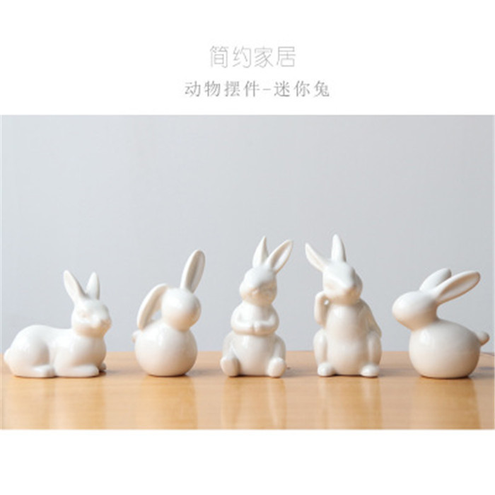 ceramic white rabbit (1)