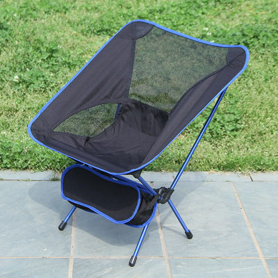 Cross border Specifically for Moon Chair outdoors fold Beach chairs portable Ultralight Aviation Aluminum Lazy man Fishing Chair goods in stock