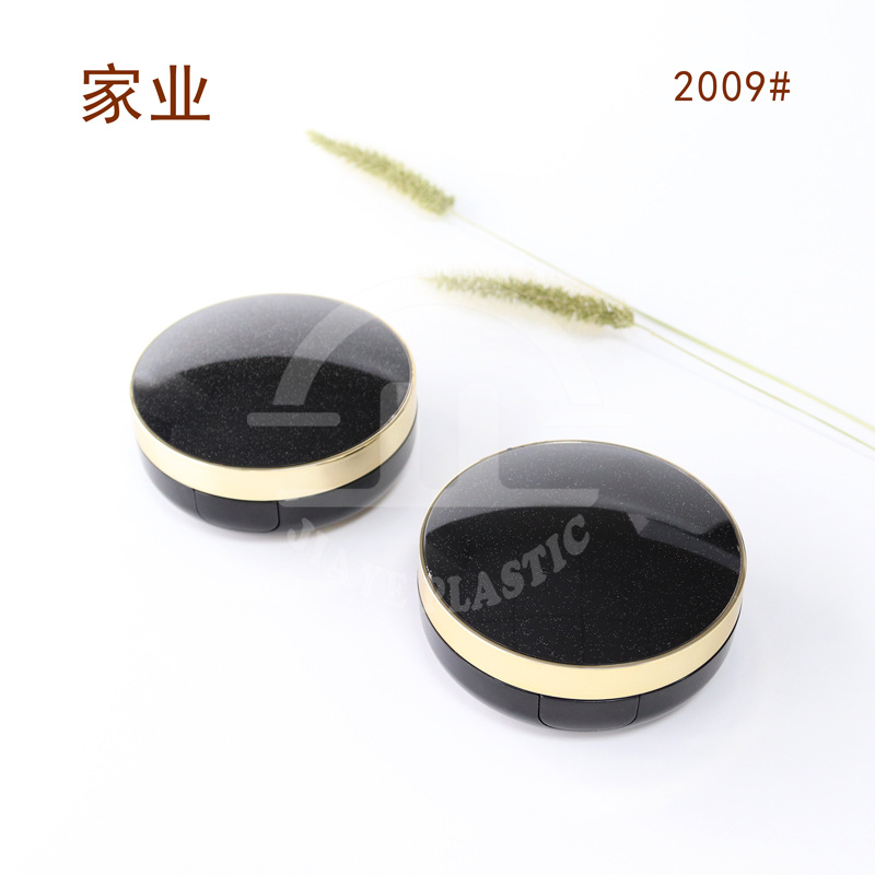 气垫粉底液cc霜BB霜粉饼空盒子 星空闪亮款气垫彩妆包材厂家