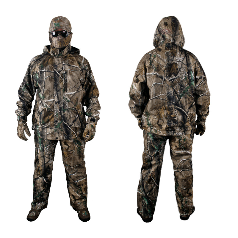 Remington Autumn and winter quality goods Jungle waterproof Plush Bionic Camouflage camouflage Hunting Go fishing go hunting Ghillie Suit suit