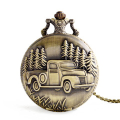 博時雅復古懷表朋克風大卡車懷表歐式男女通用懷表批發可定製