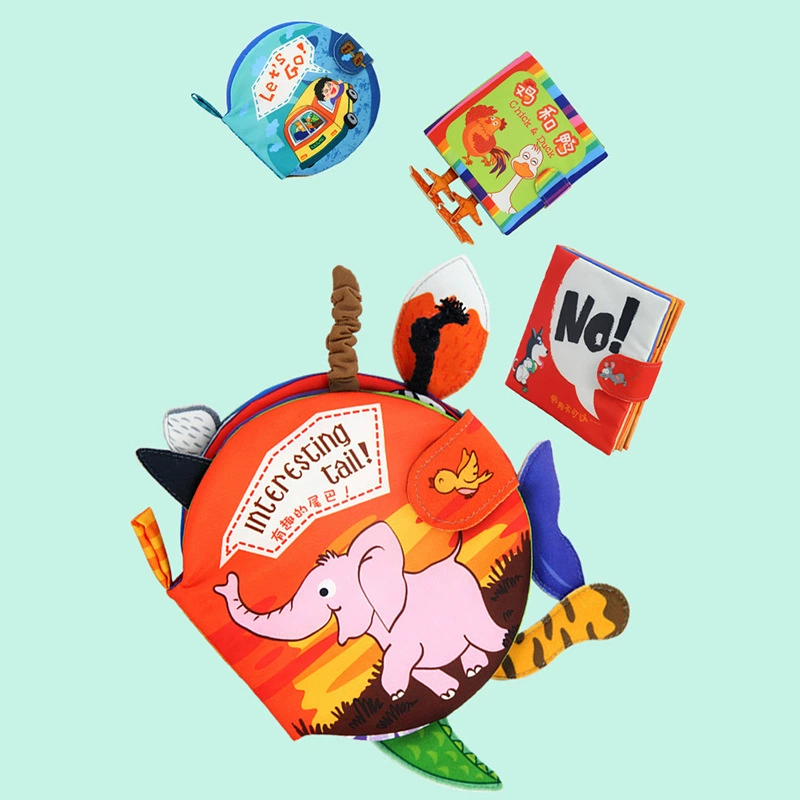 Cloth book, three dimensional children's book, early education, 0-3 years, can bite, can't tear