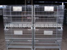 廠家生產銷售金屬折疊蝴蝶籠　折疊式鐵籠 倉儲籠 表面鍍鋅處理