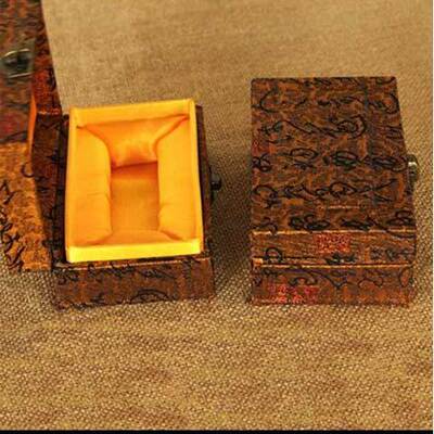 印章禮盒 錦布盒 單章盒 書法印章用錦盒 禮品盒4*5*