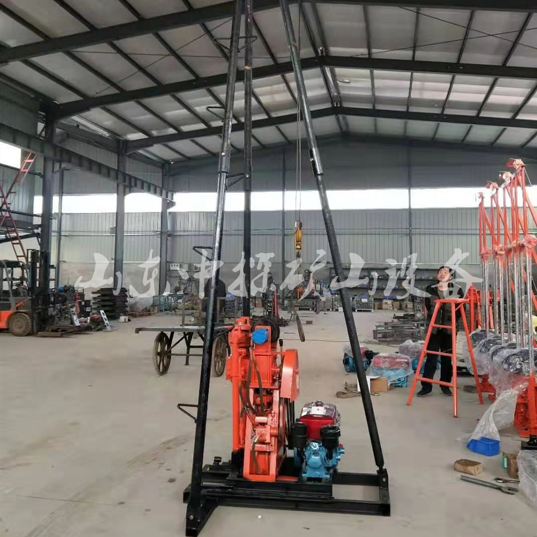 厂家直供 深孔钻机农用打井机 塔架式液压钻机 履带行走勘探钻机