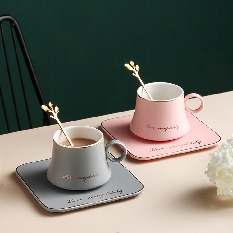 欧式陶瓷咖啡杯碟套装咖啡厅描金咖啡具下午茶具创意礼品logo定制