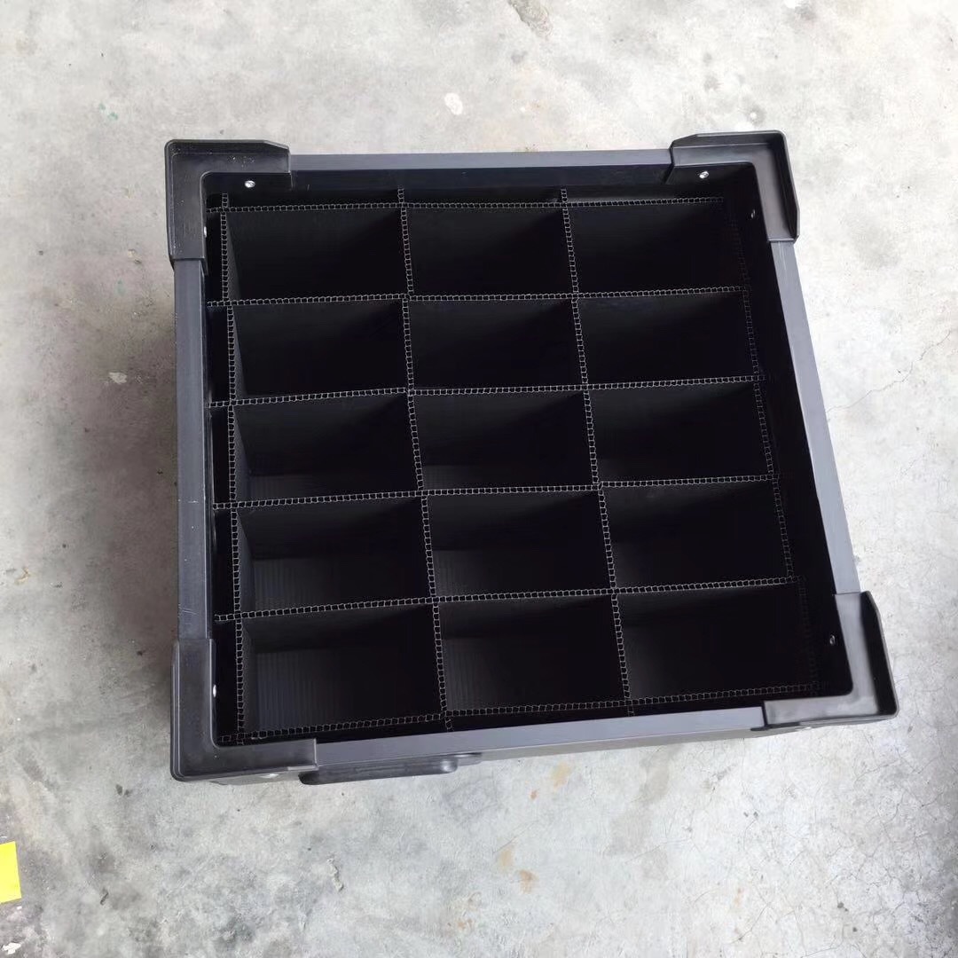 厦门中空板箱pp塑料带隔板刀卡 防静电周转箱瓦愣纸箱 可定做款式