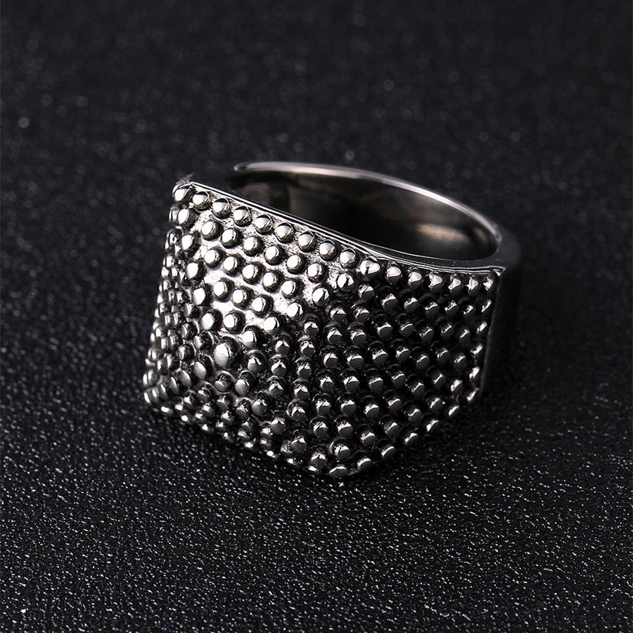 TitaniumStainless Steel Fashion  Ring  Steel color8  Fine Jewelry NHIM1604Steelcolor8picture5