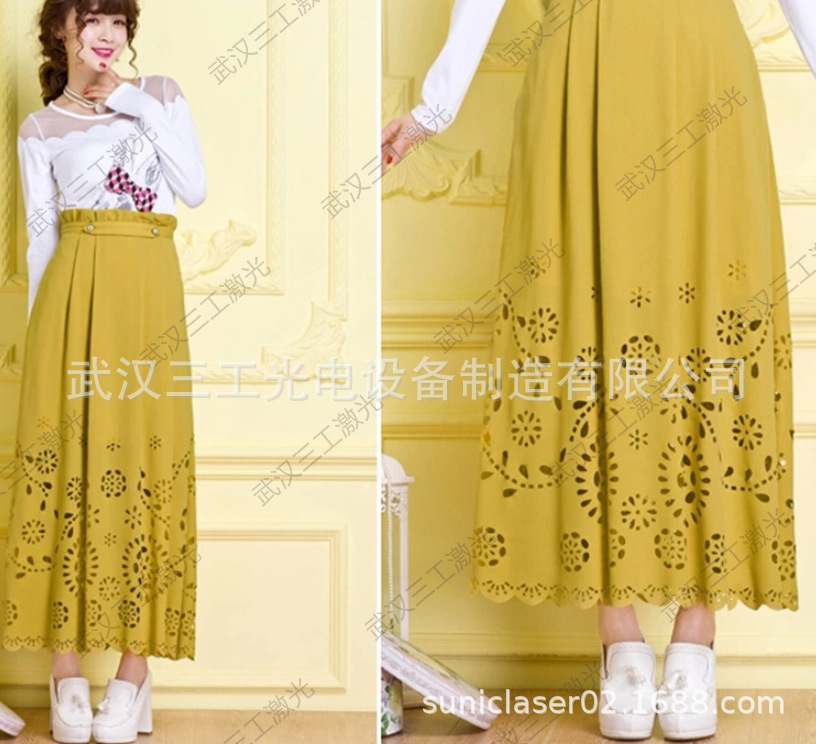 婚纱礼服激光烧花机 牛仔布激光烧花机 牛仔布激光雕花