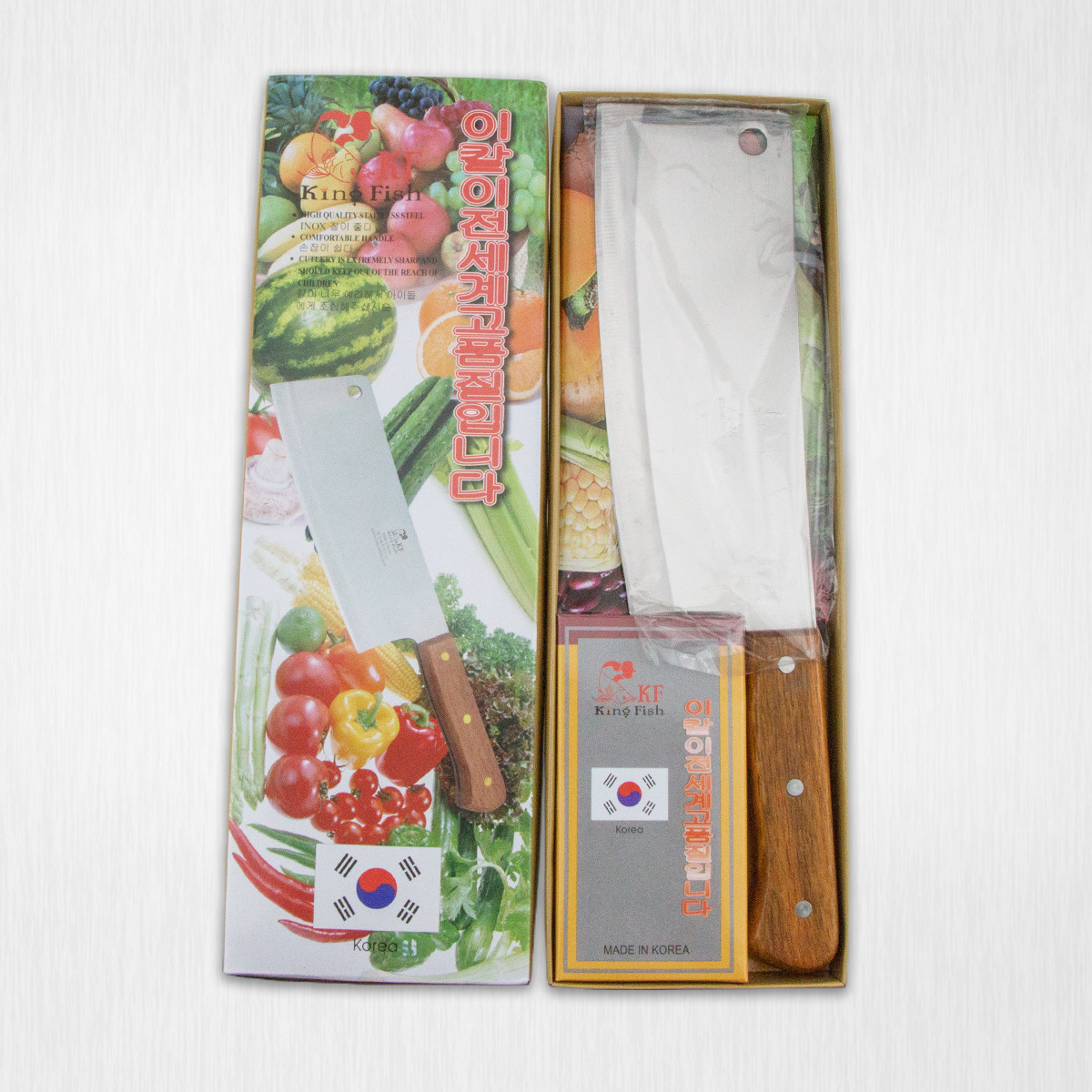 洛記砍骨刀陽江菜刀不鏽鋼刀具越南6868K刀實木柄家用廚房斬切刀