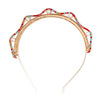 Fashionable high-end headband, wavy hair accessory, new collection, wholesale