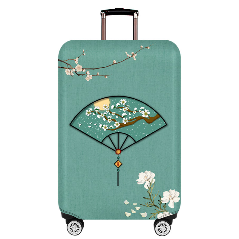 Engrosamiento resistente al desgaste elástico caso de equipaje cubierta protectora Carro de Viaje Funda de cuero chaqueta 20/24/26/28 pulgadas