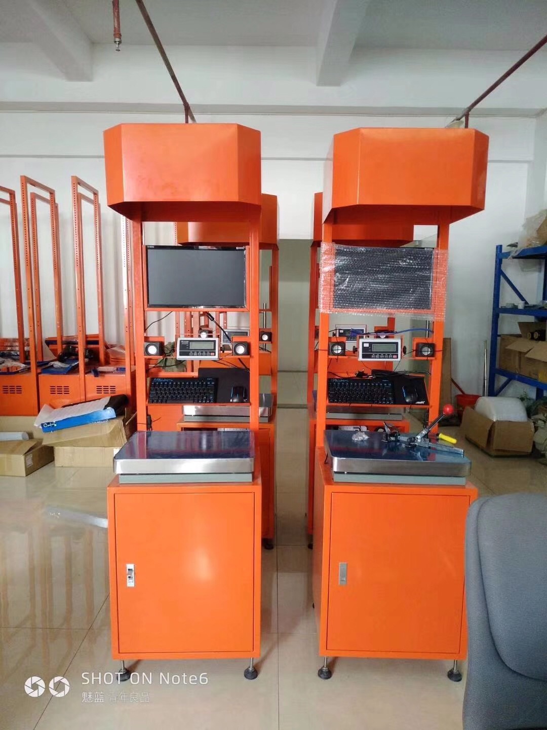 快递电商用称重扫码一体机 自动扫描拍照 重量单号上传系统