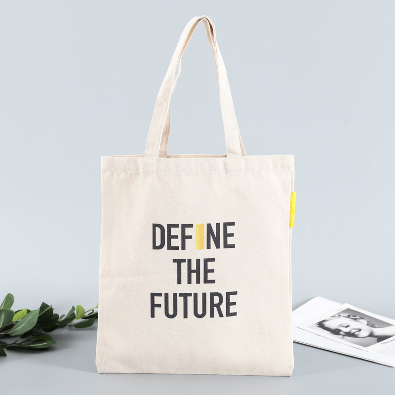 厂家直供手提帆布袋定制竖版空白帆布袋子创意全棉购物单肩袋定做