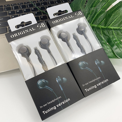 适用三星s8耳机s9线控带麦耳机IG955安卓手机通用入耳式耳塞批发|ms