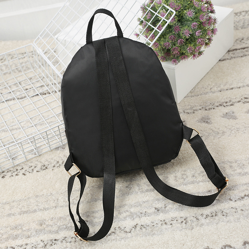Solid Color Nylon Cloth Small Backpack display picture 14