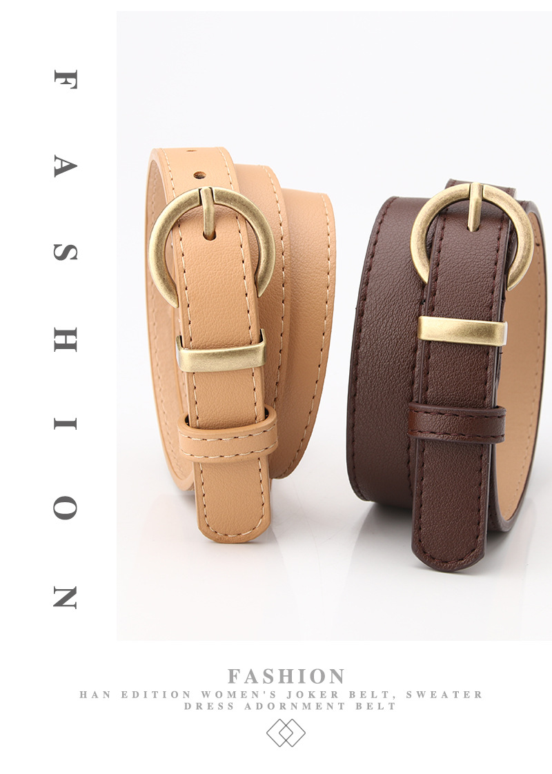 2023 Herbst/Winter Neue Damen Beliebte Vielseitig Student Gürtel Mantel Pullover Dekorative Gürtel Damen Casual Nadel Schnalle Gürtel_voghion.com