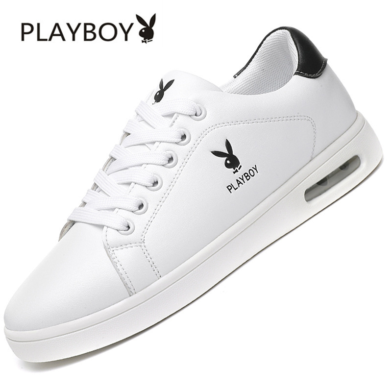 花花公子2018秋季新款休闲鞋男鞋小白鞋板鞋气垫运动休闲鞋学生潮