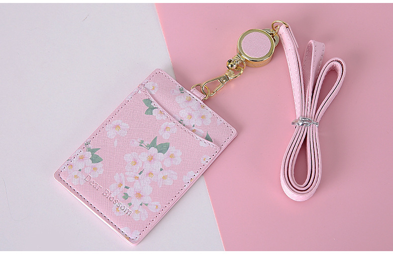 Unisex Flower Pu Leather Open Card Holders display picture 1