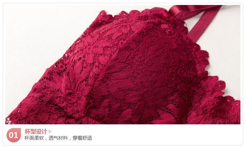 Soutiens-gorge FEUILLE ROUGE en  dentelle - Ref 3369028 Image 14