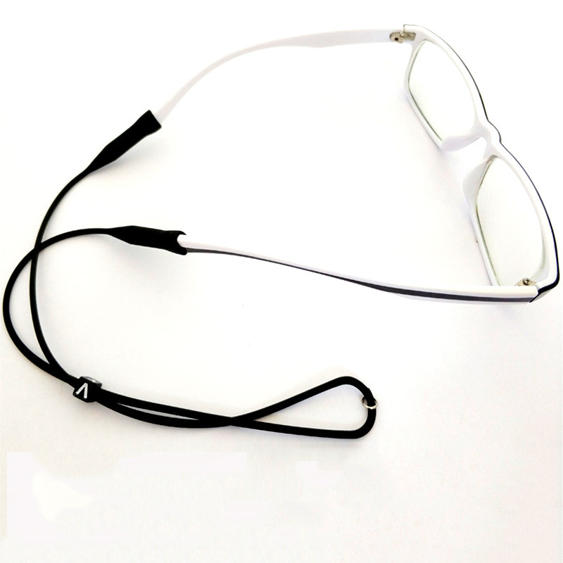 glasses Slip rope silica gel glasses Elastic force fixed circular Eye Debit fall off motion Lanyard