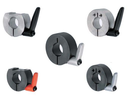 45号钢开口环固定环标准型/切割型/侧面安装孔型开口带固定把手型