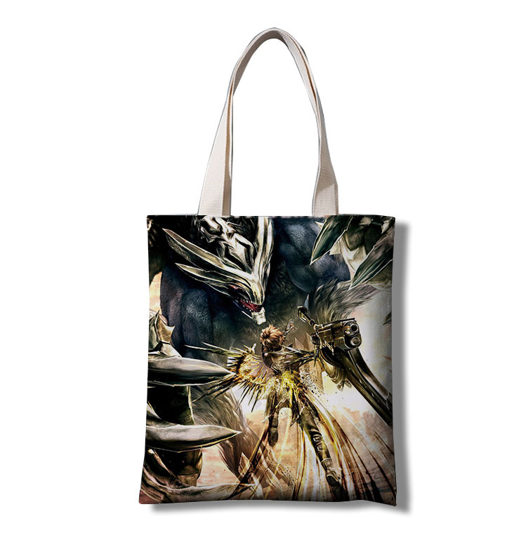 噬神者  帆布袋手提袋跨境外贸一件代发支持定 制周边产品