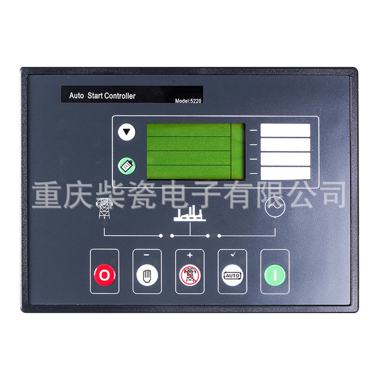 DSE5220发电机组控制器 自启动模块 液晶控制屏