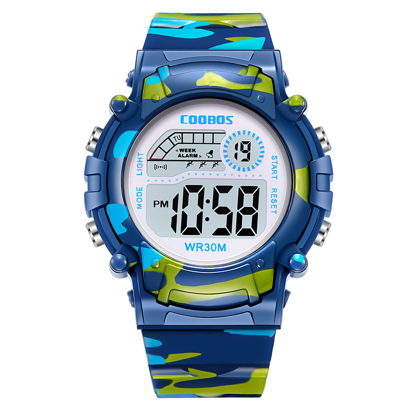 Children's Electronic Watch Waterproof Sports Watch