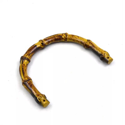 前后孔U形仿竹节塑胶手挽挽外宽13*10CM仿竹节手挽塑胶仿竹节把手|ms
