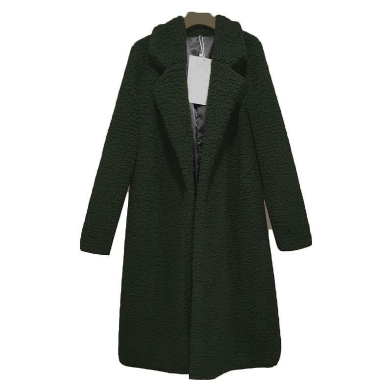 Long Plush Casual Coat - Coats & Jackets - Uniqistic.com
