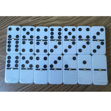 廠家現貨供應 雙六白色黑點有釘多米諾尺寸5210光牌