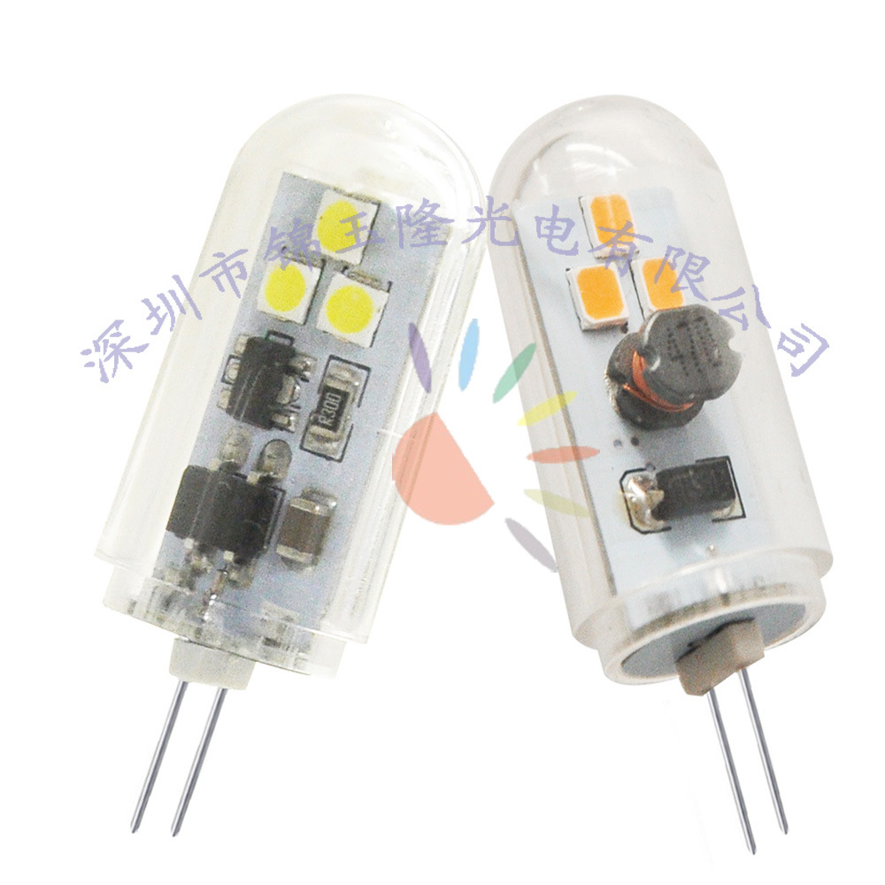 厂家直销 G4 3W LED 吊灯 2835 光源 插泡灯低压12V AC DC 通用
