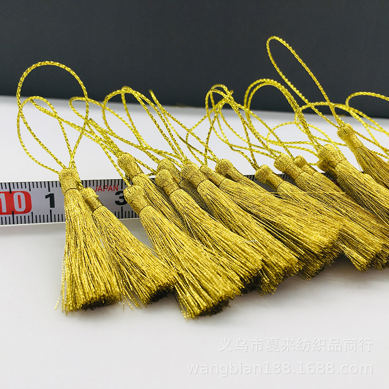 金丝线小流苏穗子中国结流苏挂件装饰 香包手工金丝流苏穗 可订