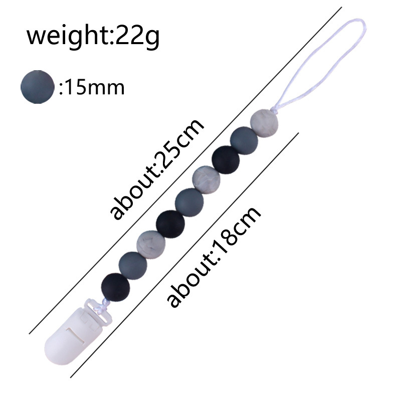 Bebé chupete cadena chupete cuerda mordedor de silicona anti-cadena suministros maternos e infantiles Comercio exterior AliExpress Nuevo