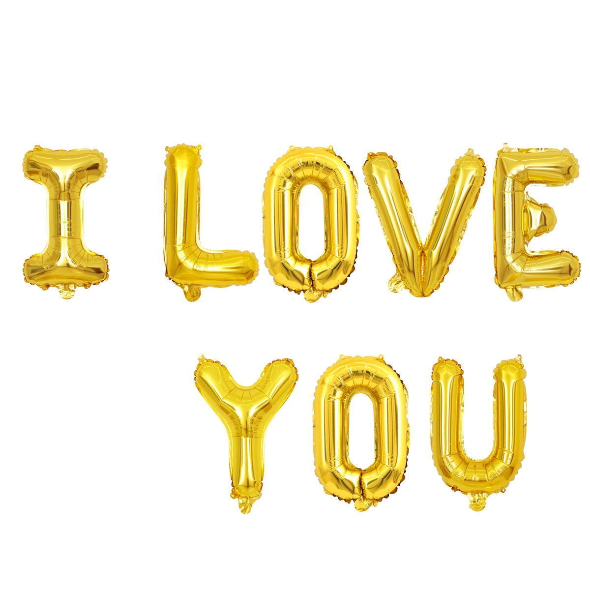 16-дюймовая имитация красивой версии набор воздушных шаров I love you, алюминиевая пленка буквы, набор для еды