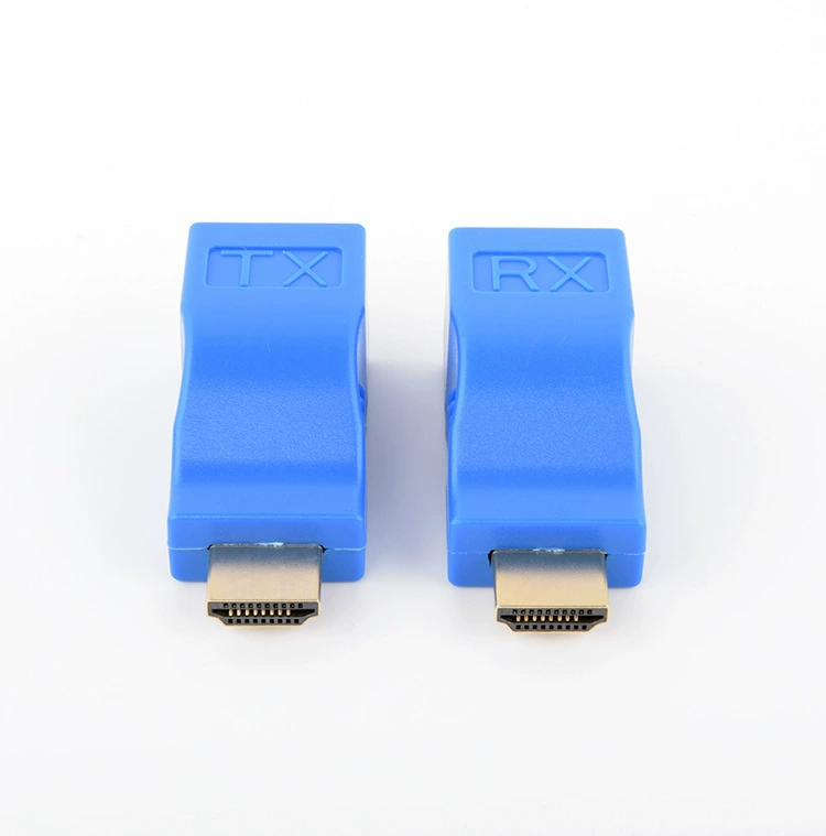 Factory wholesale HDMI single -port extender 30 meters HDMI to RJ45 mesh high -definition bastard support 1080p support 1080P