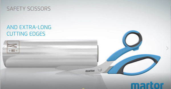 Safe scissors stainless steel