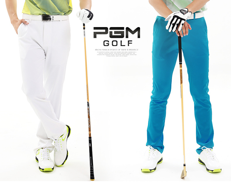 Quần golf nam ống thẳng thể thao mùa xuân hè PGM — Kuz031 màu xanh hải quân, KUZ031 xanh lam tinh khiết, KUZ031 trắng tinh chi tiết 6