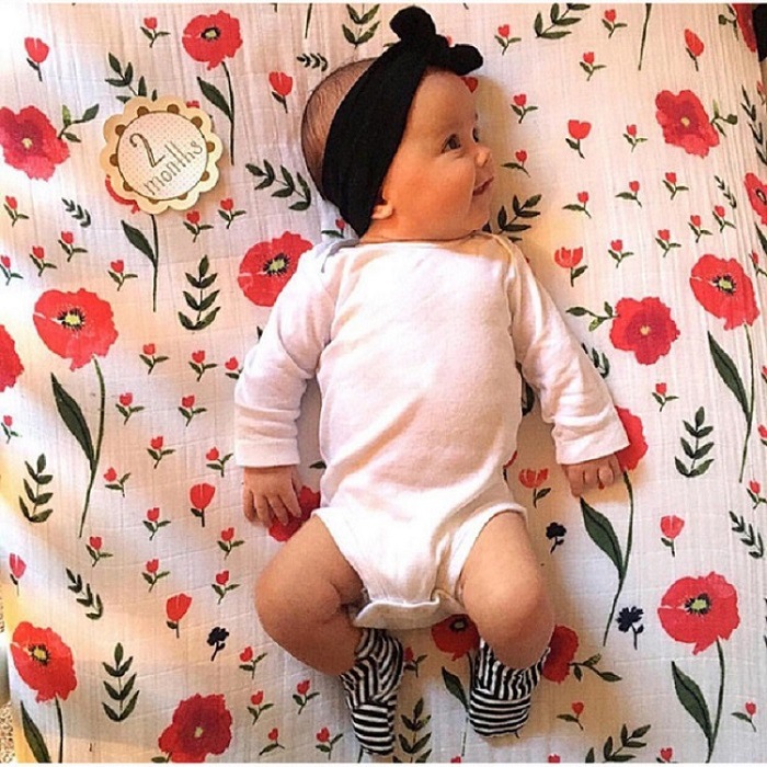 Baby-Bedding-Blanket-Floral-Pr