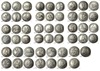 Factory price Direct selling silver dollars Sexy Coins, US Morgan, 51, 51 choices of foreign replication commemorative coins