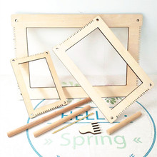 厂家供应DIY实木编织板挂毯中号和大号织布机挂毯编织机一件代发