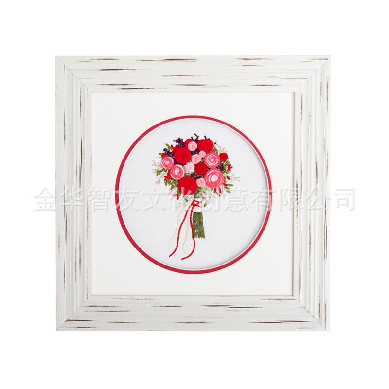 Primaria bordado hecho a mano DIY paquete de material de punto de cruz Suzhou bordado cinta bordado europeo principiante producción Auto-bordado