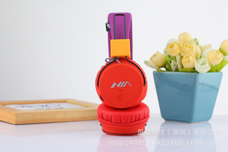 NIA-X2 estéreo Bluetooth tarjeta FM auricular APP control LOGOTIPO modelo privado ventas directas de fábrica con mejores ventas