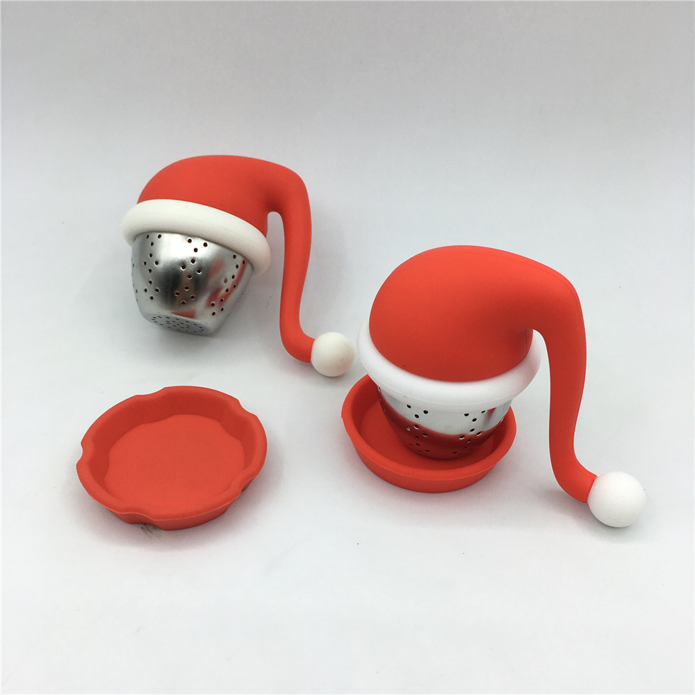 圣诞帽茶漏 Christmas hat tea infuse