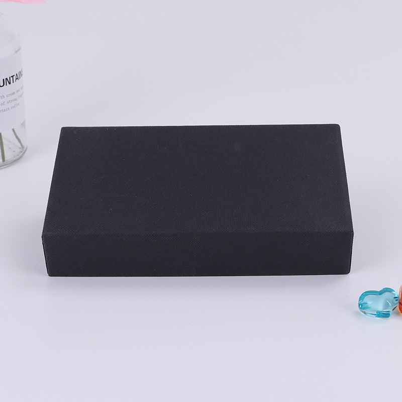 天地盖高端黑卡纸盒礼盒钢笔盒现货 商超用礼品包装盒可定制LOGO