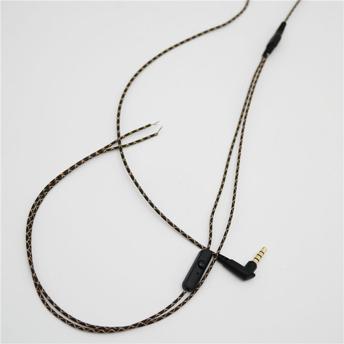 工厂批发带麦耳机线材半成品蛇纹线半成品耳机线材手感柔顺质量好