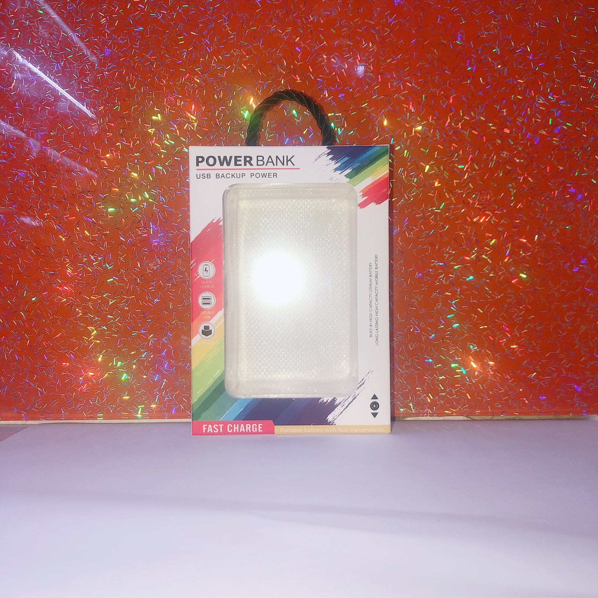 通用新款2节3节移动电源包装 新款充电宝3节包装盒现货充电宝盒子