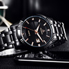 Mechanical fashionable quartz mechanical watch, wholesale, Tungsten steel, simple and elegant design
