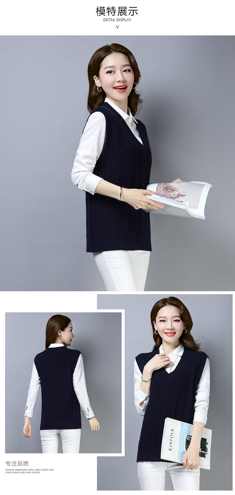 Gilet femme en Tricot - Ref 3317010 Image 18